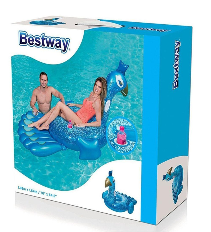 Dev Tavus Kuşu Binici 198x164 Cm Bestway - 41101 (Lisinya)