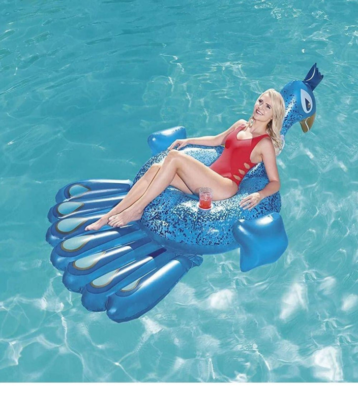 Dev Tavus Kuşu Binici 198x164 Cm Bestway - 41101 (Lisinya)