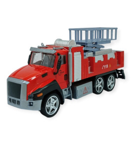 Çek Bırak İtfaiye Arabası 21 cm - Asansörlü (Lisinya)