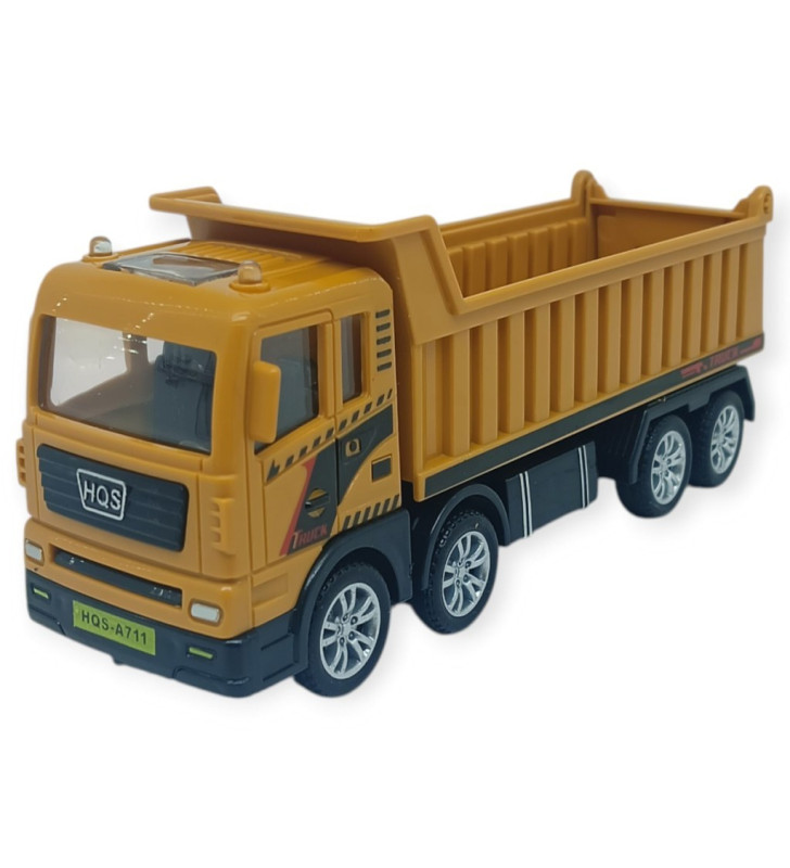 İş Makinaları Serisi - Sürtmeli Kamyon 18 cm - Kamyon (Lisinya)