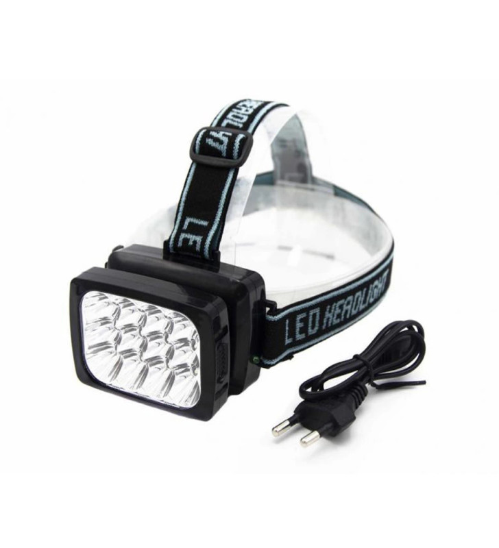 12 Ledli Güçlü Şarjlı Kafa Lambası -064 - Lisinya