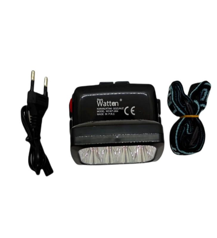 12 Ledli Güçlü Şarjlı Kafa Lambası -064 - Lisinya