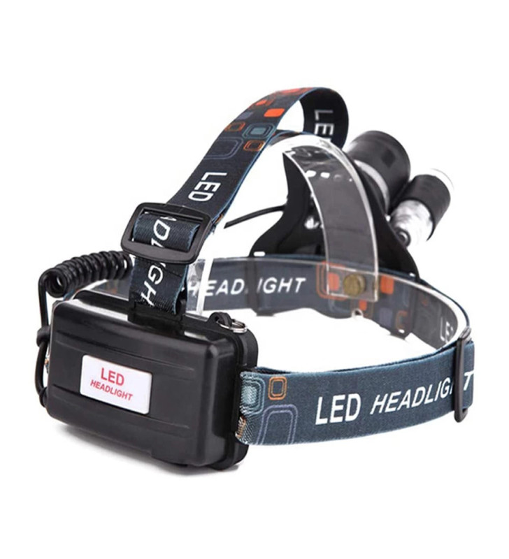 3 Başlıklı Şarjlı Kafa Feneri Wt-256 - Lisinya