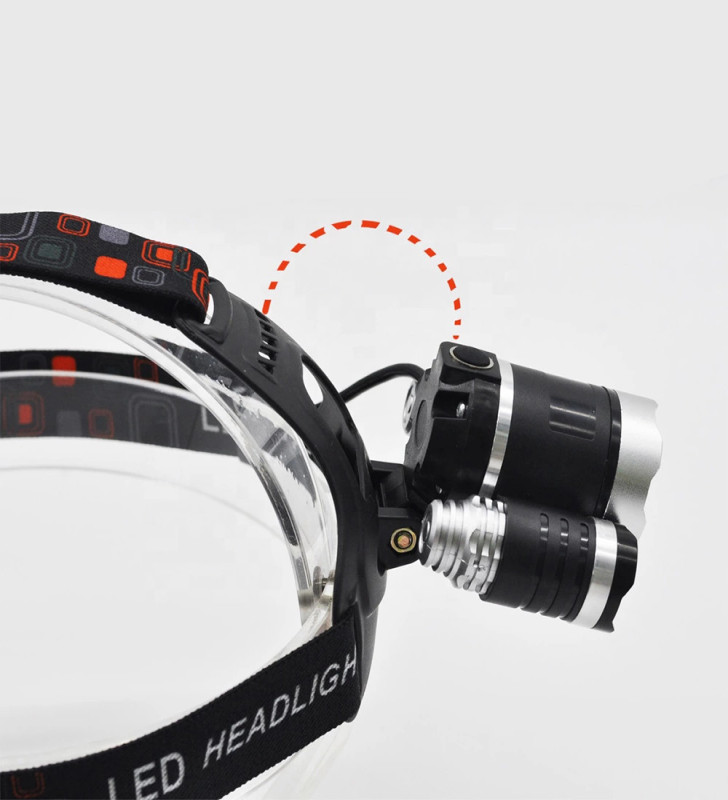 3 Başlıklı Şarjlı Kafa Feneri Wt-256 - Lisinya