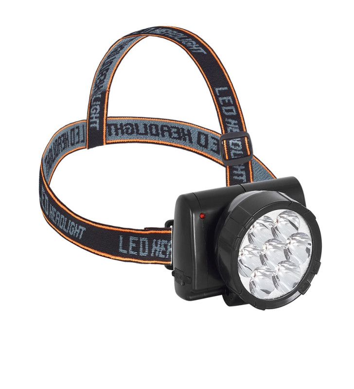 7 Ledli Şarjlı Baret Kafa Lambası Wt-701 - Lisinya