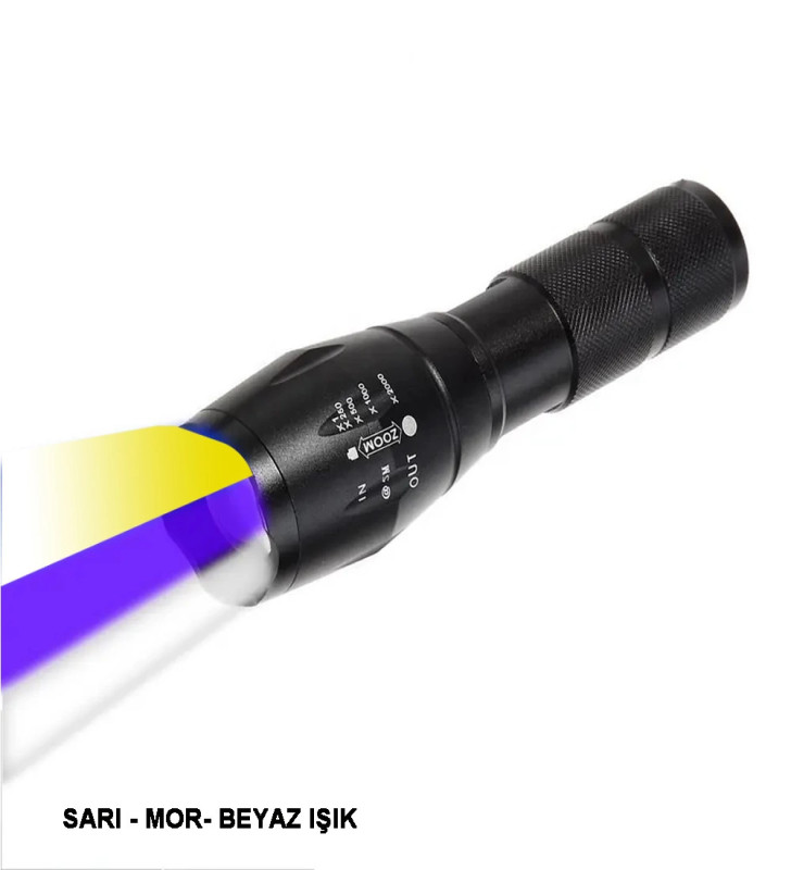 Beyaz , Sarı Ve Mor Renk Aydınlatma Q5 Led Wt-610 - Lisinya