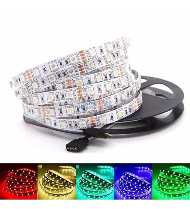 3 Çipli Rgb İç Mekan Şerit Led 5 Metre - Lisinya