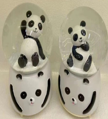 Siyah-beyaz Panda Kar Küresi Büyük Boy - Lisinya