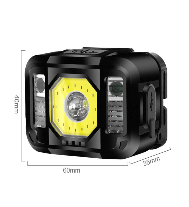 Pratik Sensörlü Sinyalli Kafa Lambası Wt-024 - Lisinya