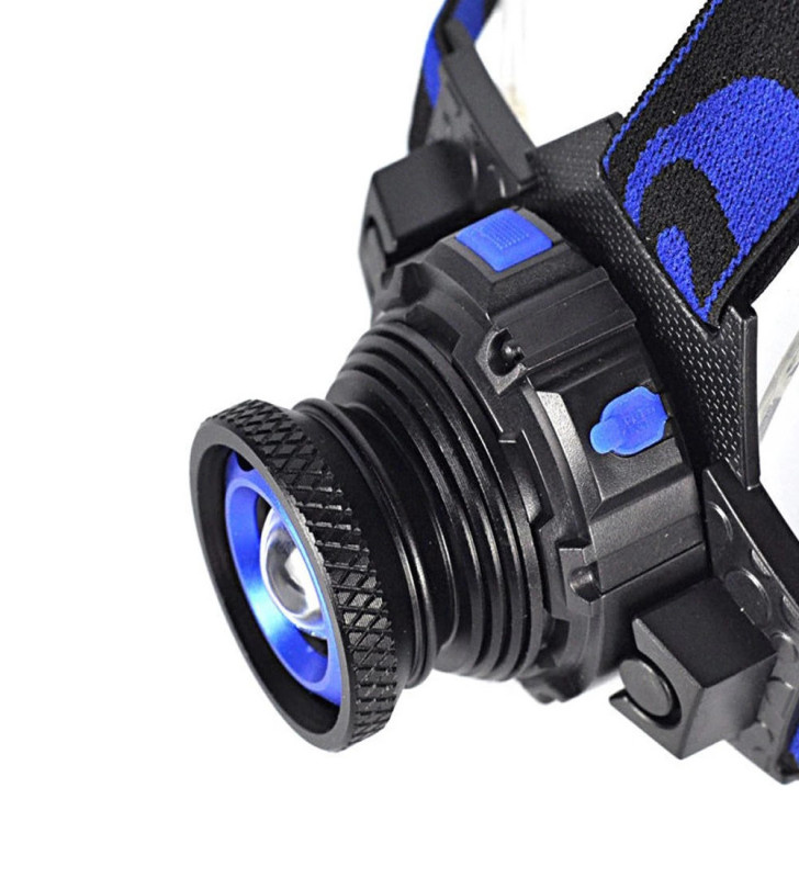 Q5 Şarjlı Mercekli Kafa Feneri Black Wt-121 - Lisinya