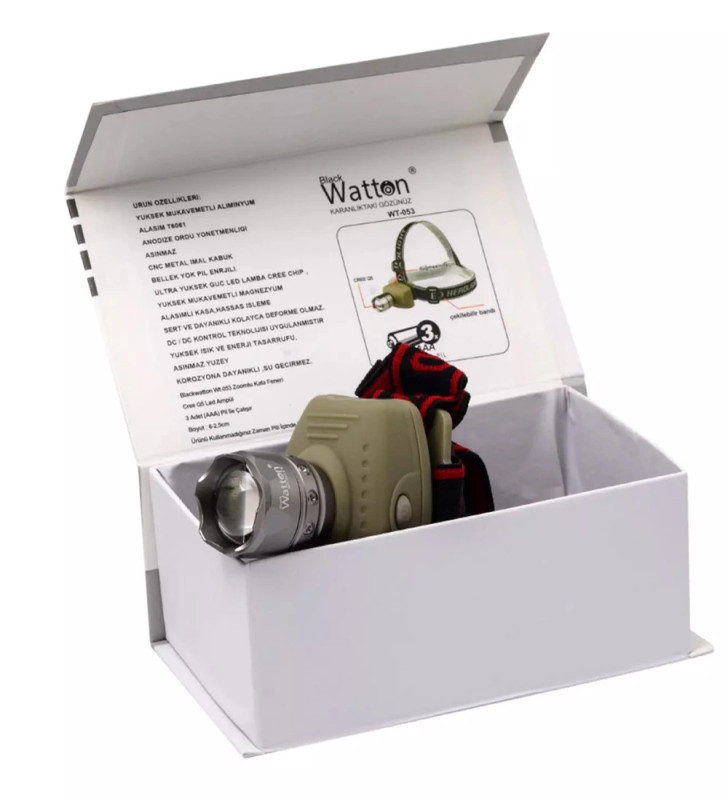 Süper Zoomlu Kafa Lambası Wt-053 - Lisinya