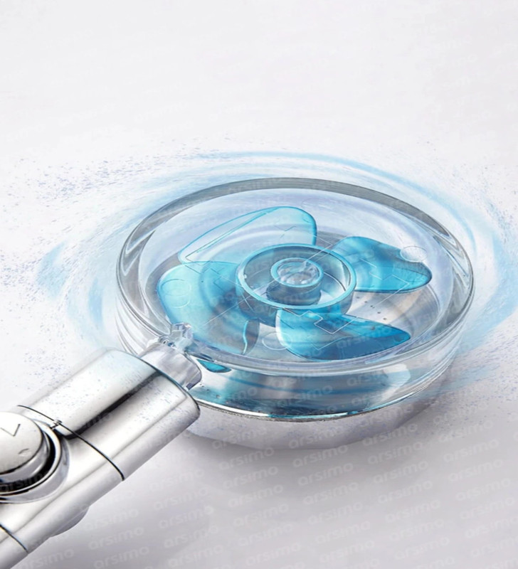 Duş Başlığı Turbo Pervaneli Serinletici Tasarım - Lisinya