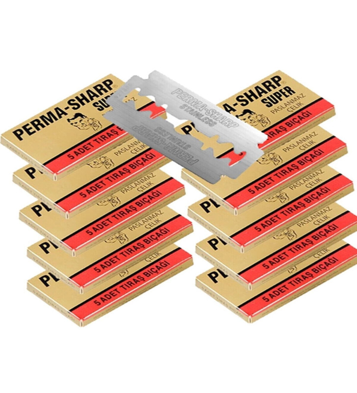 Gillette Perma-sharp 5'li Traş Jileti 20 Paket - Lisinya