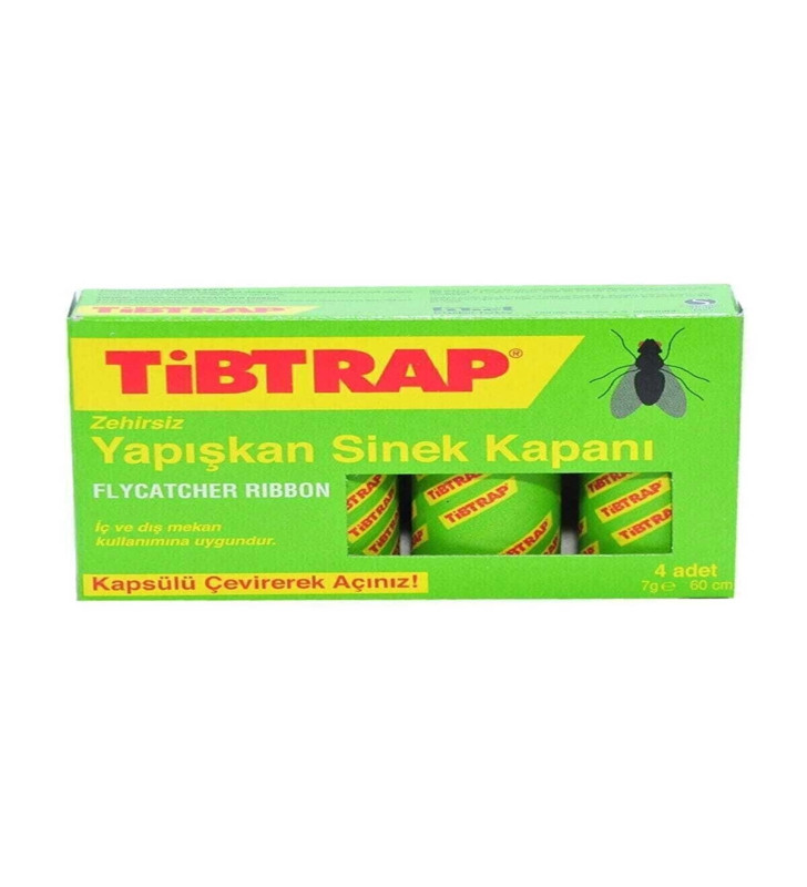 Tibtrap Yapışkan Sinek Kapanı 4 Lü - Lisinya