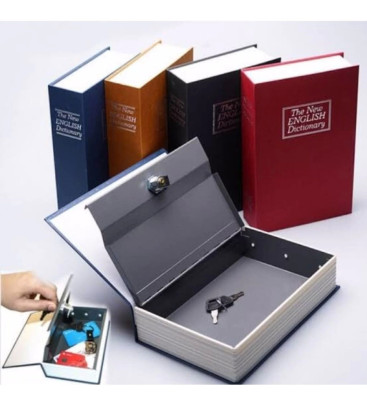 Kitap Şeklinde Gizli Kasa Kilitli kumbara Büyük Boy