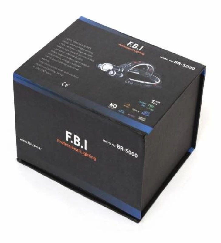 Br-5000 T6 5000 Lm 3xcree Xml-t6+2r5 Led Kafa Feneri - Lisinya
