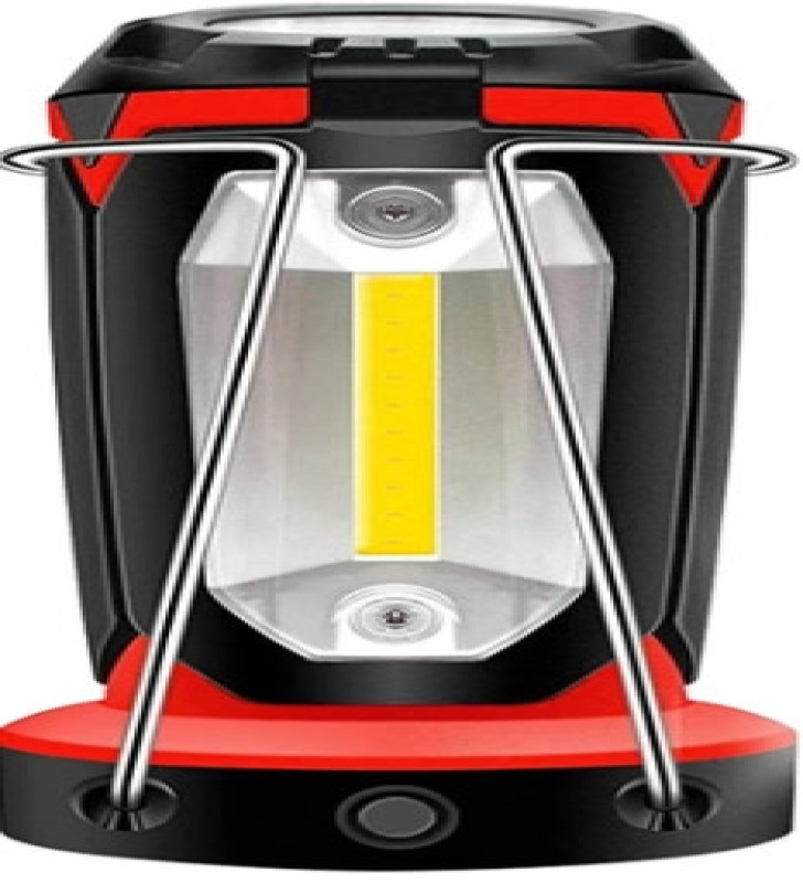 P-8801 Şarjlı Katlanabilir 3xcob Led+ 3w Led Çok Fonksiyonlu Kamp Feneri - Lisinya