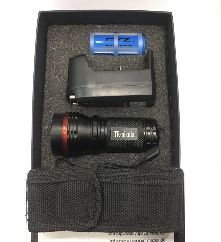 Beyaz Led Işıklı ,şarjlı Pil,şarj Cıhazlı El Fener 620 - Lisinya