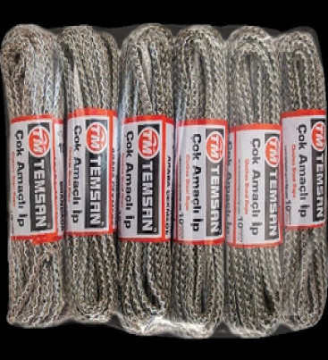 Temsan 10 Mt Çok Amaçlı İp 12'li - Lisinya