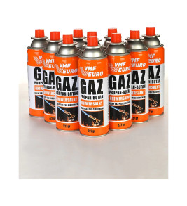 Remtaş Vmf Eurogaz Kamp Ocak Gazı Valfli Kartuş 227gr - 10 Adet - Lisinya