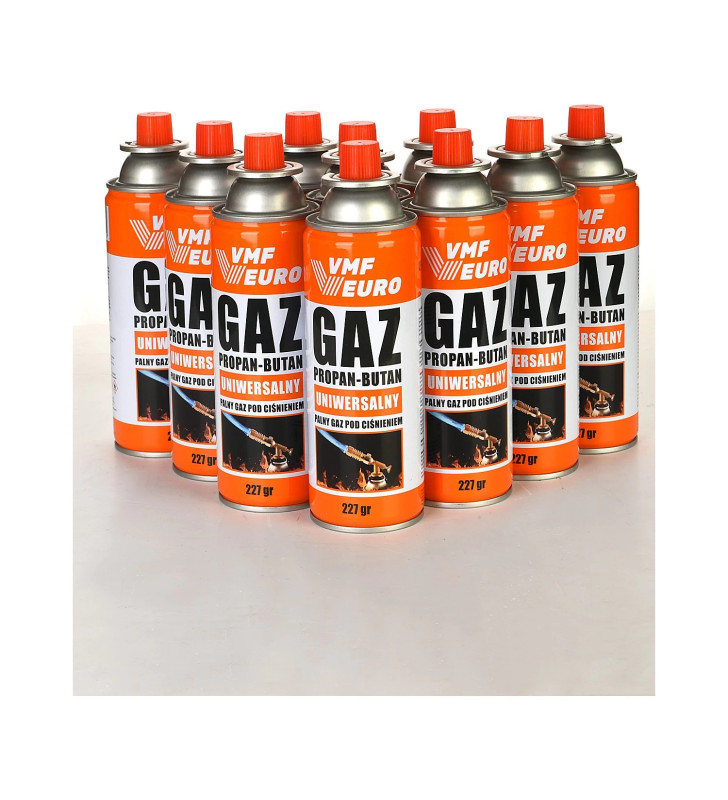 Remtaş Vmf Eurogaz Kamp Ocak Gazı Valfli Kartuş 227gr - 10 Adet - Lisinya