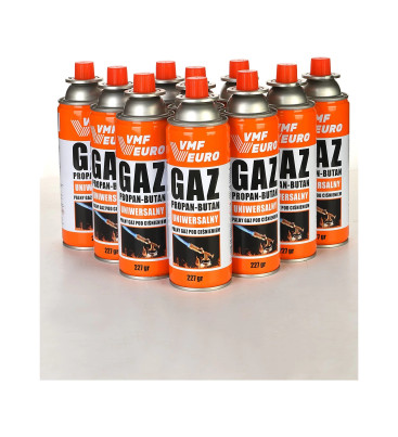 Remtaş Vmf Eurogaz Kamp Ocak Gazı Valfli Kartuş 227gr - 12 Adet - Lisinya