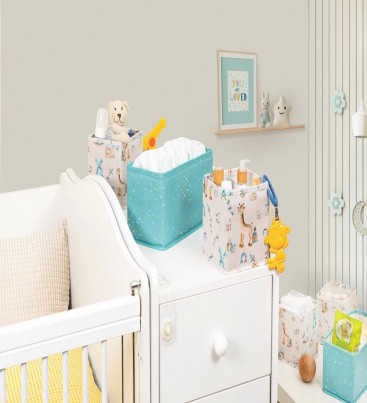 Baby 3'lü Kullanışlı Çekmece Düzenleyici Çok Amaçlı Organizer Kutu (yeşil)