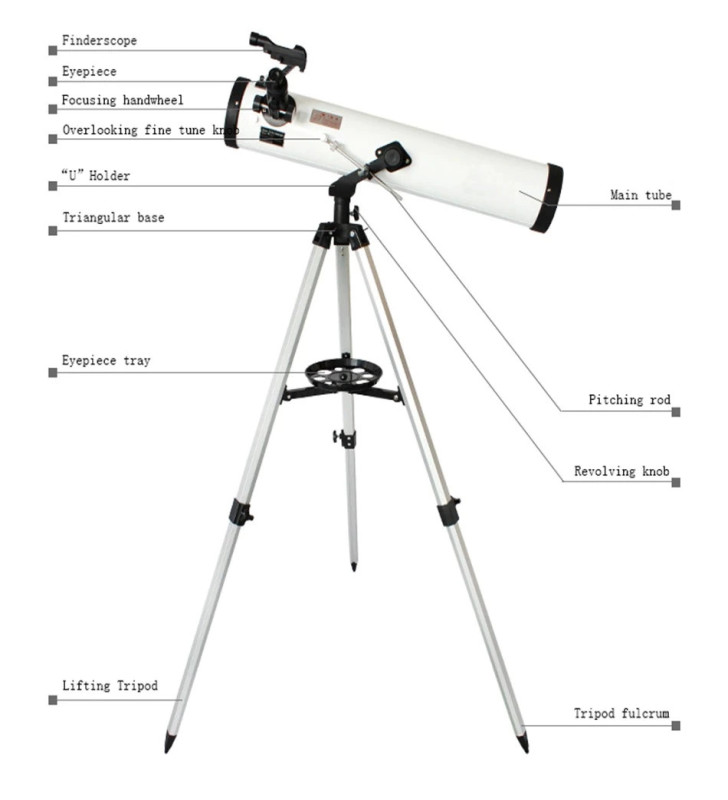 76x700 Profesyonel Uzay Aynalı Teleskopu - Lisinya
