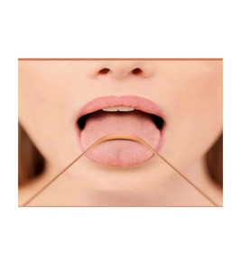 Hijyenik Dil Kazıyıcı Temizleme Dil Sıyırıcı Dil Temizleyici Bakır Hilal - Lisinya