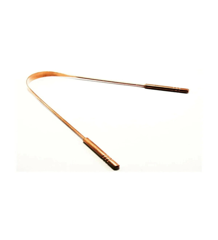 Hijyenik Dil Kazıyıcı Temizleme Dil Sıyırıcı Dil Temizleyici Bakır Hilal - Lisinya