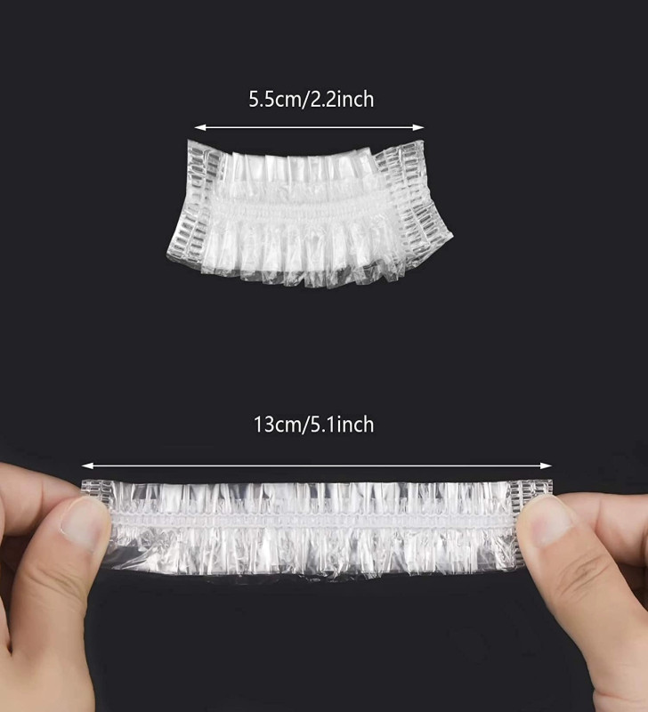 100 Su Geçirmez Kulak Örtüleri Su Geçirmez Kulak Kapları Duş İçin - Lisinya