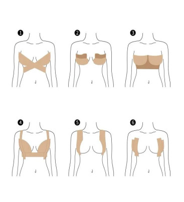 Göğüs Dikleştirme Bandı S Beden 2.5 Cm. - Lisinya