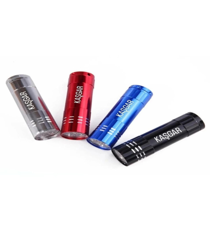 Süper Parlak 9 Ledli Metal Mini El Feneri - Lisinya