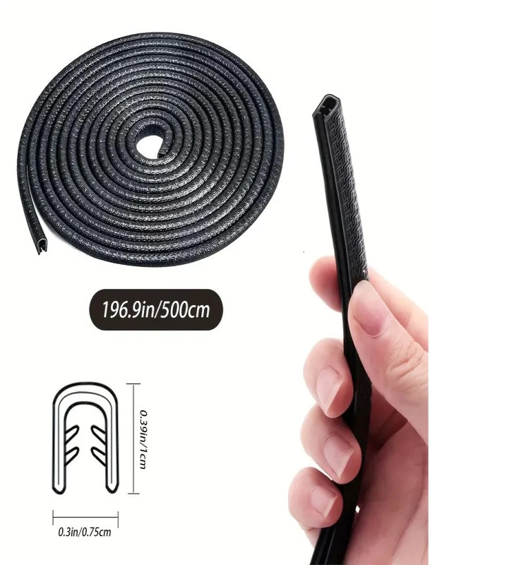 5 Metrelik Araba Kapı Kenar Koruma Şeridi Rulosu - Lisinya