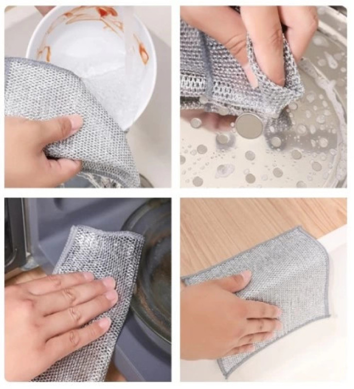 Çok Amaçlı Sihirli Tel Temizlik Bezi - Lisinya