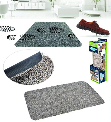 Clean Step Mat Yıkanabilir Mikrofiber Kir Toz Emici Iç-dış Ortam Paspas - Lisinya