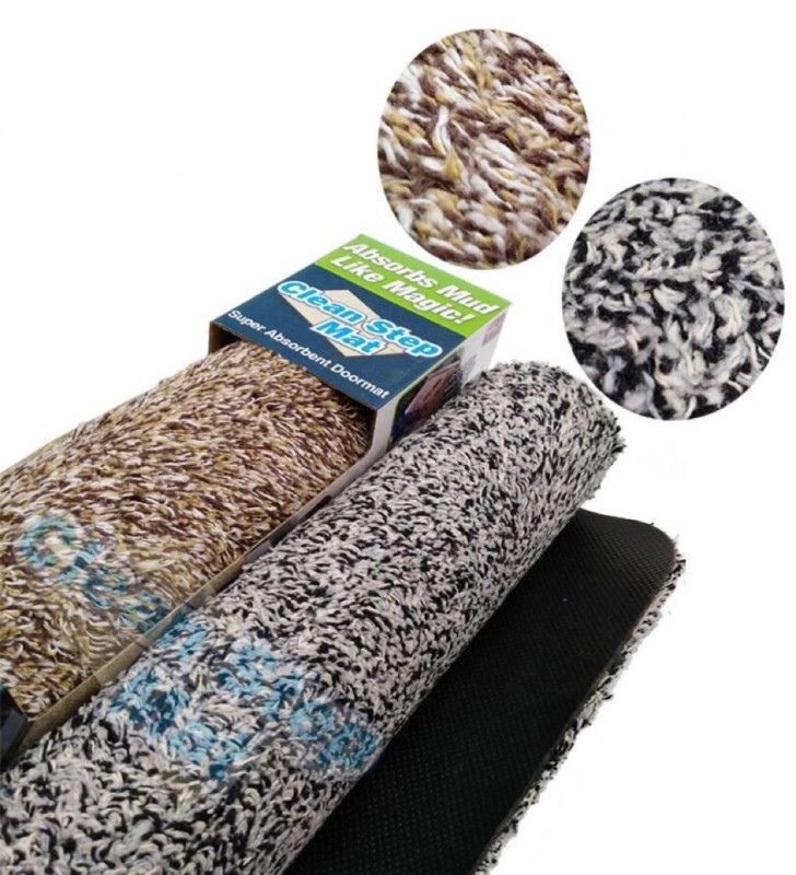 Clean Step Mat Yıkanabilir Mikrofiber Kir Toz Emici Iç-dış Ortam Paspas - Lisinya