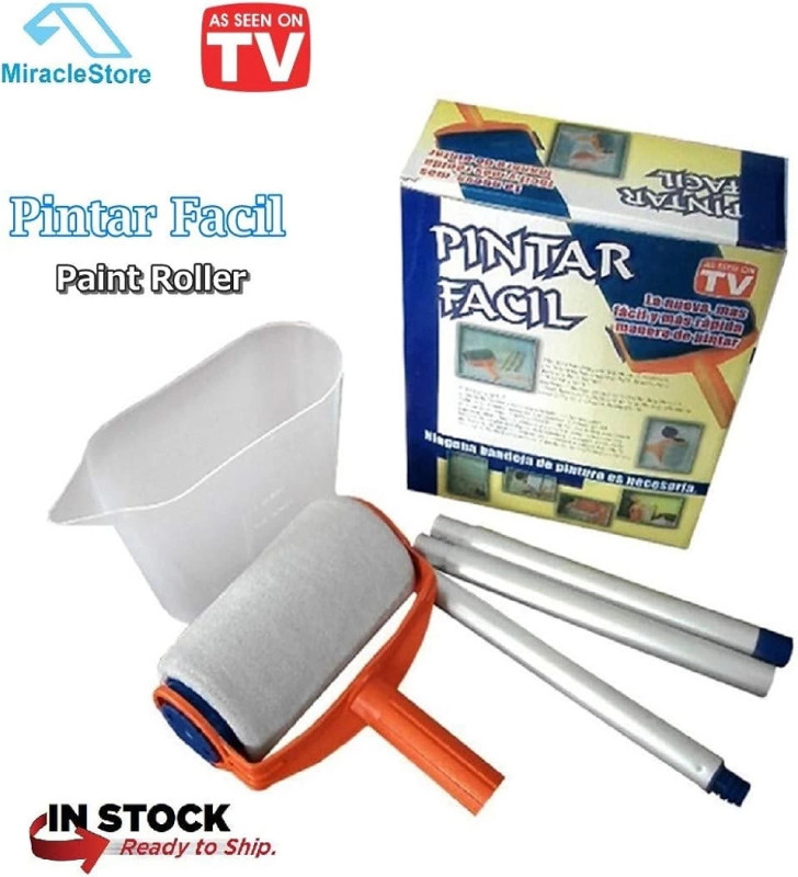 Pintar Facil Pratik Damlatmayan Boya Rulosu Ve Fırçası - Lisinya