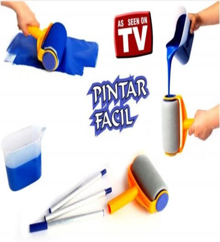 Pintar Facil Pratik Damlatmayan Boya Rulosu Ve Fırçası - Lisinya