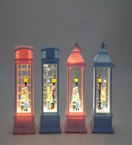 Kış Masalı Işıklı Kar Küresi Alk3394 - Lisinya