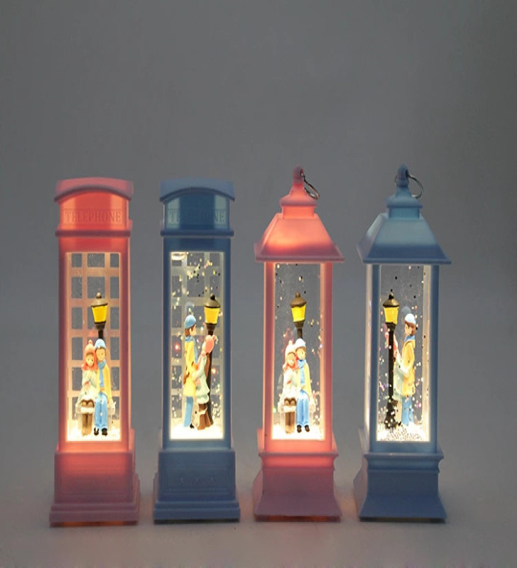 Kış Masalı Işıklı Kar Küresi Alk3394 - Lisinya