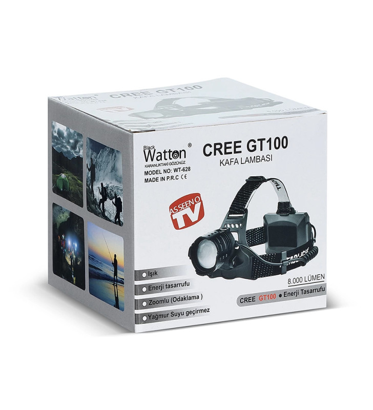 Gt100 Led Şarjlı Kafa Lambası Wt-628 - Lisinya