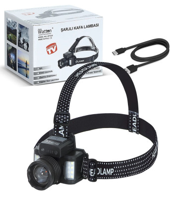 Sensörlü Cree Tg Led Şarjlı Kafa Lambası Wt-625 - Lisinya