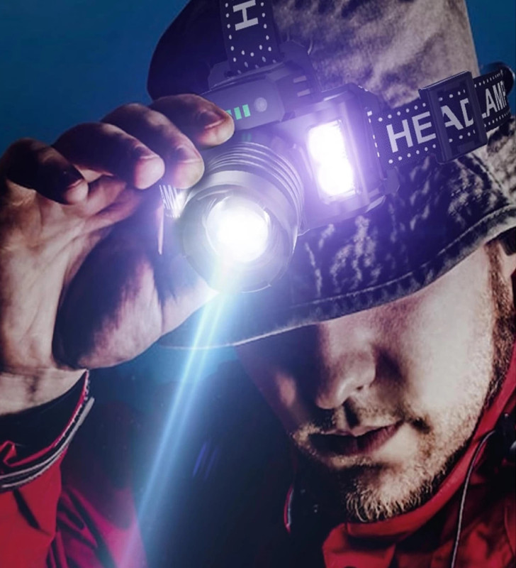 Sensörlü Cree Tg Led Şarjlı Kafa Lambası Wt-625 - Lisinya