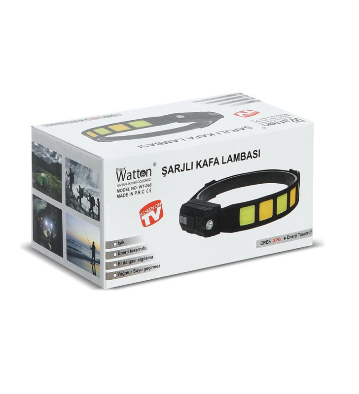 Sensörlü Cob Xpg Led Kafa Lambası Wt-066 - Lisinya