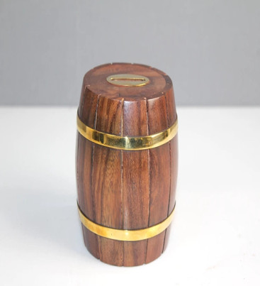 Pirinç Fıçı Kumbara Ksk3115 - Lisinya