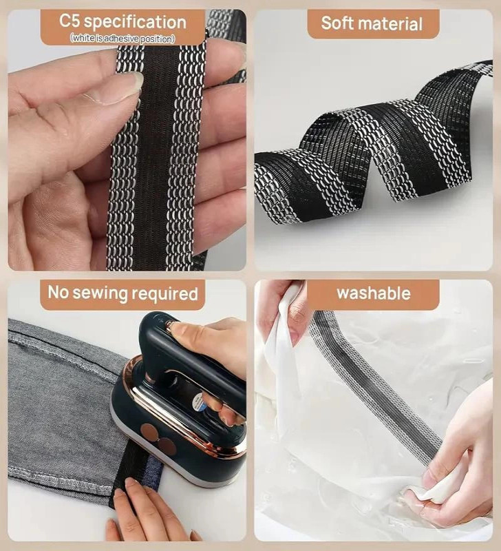 Kendinden Yapışkanlı Pantolon Kıvırma Şeridi - Lisinya