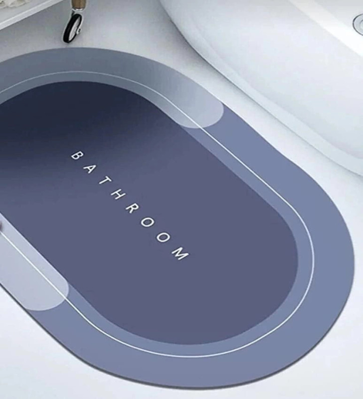 Süper Su Emici Kaymaz Tabanlı Banyo Paspası ( 40x60 )cm - Lisinya