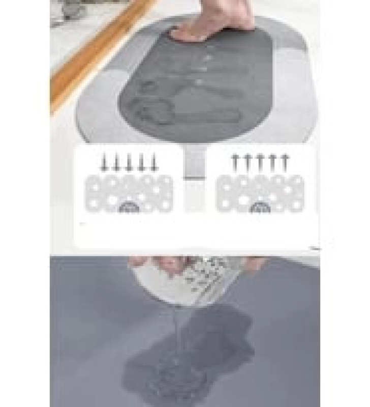 Süper Su Emici Kaymaz Tabanlı Banyo Paspası ( 40x60 )cm - Lisinya