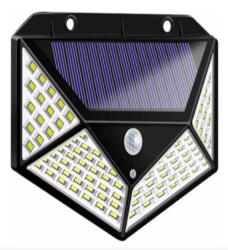 Solar Hareket Sensörlü Duvar Lambası 100 Led Mz-303 - Lisinya